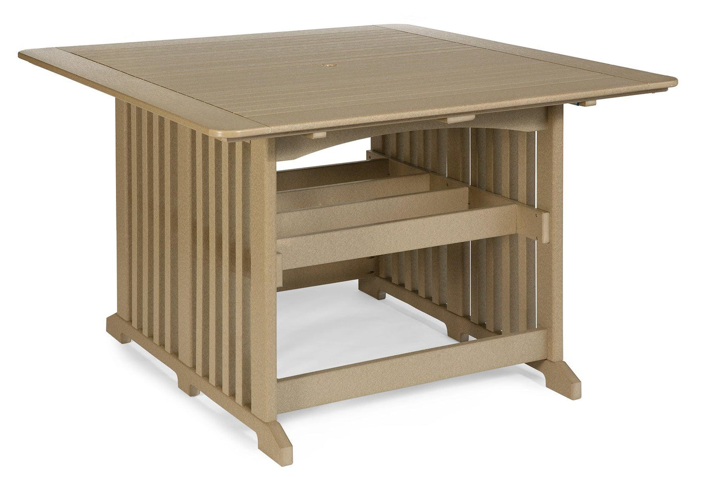 Leisure Lawns Amish Made Recycled Plastic 60" Square Table Model #855C (Counter Height)- LEAD TIME TO SHIP 8 WEEKS OR LESS