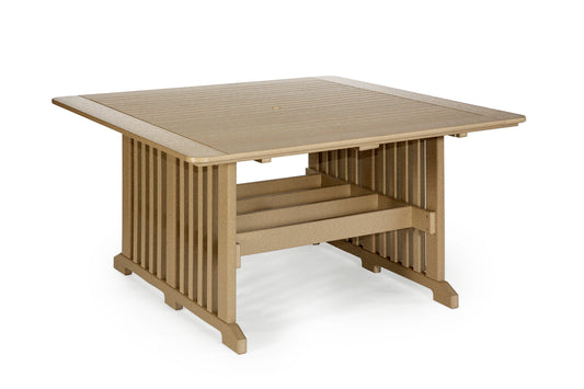 Leisure Lawns Amish Made Recycled Plastic 72" Square Table Model #866D (Dining Height) - LEAD TIME TO SHIP 4 WEEKS