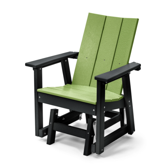 Perfect Choice Furniture Recycled Plastic Stanton Single Glider - LEAD TIME TO SHIP 4 WEEKS OR LESS