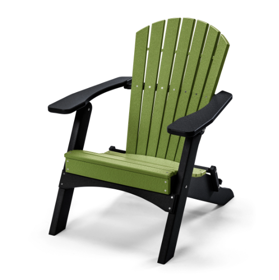 Perfect Choice Recycled Plastic Classic Folding Adirondack Chair - LEAD TIME TO SHIP 4 WEEKS OR LESS