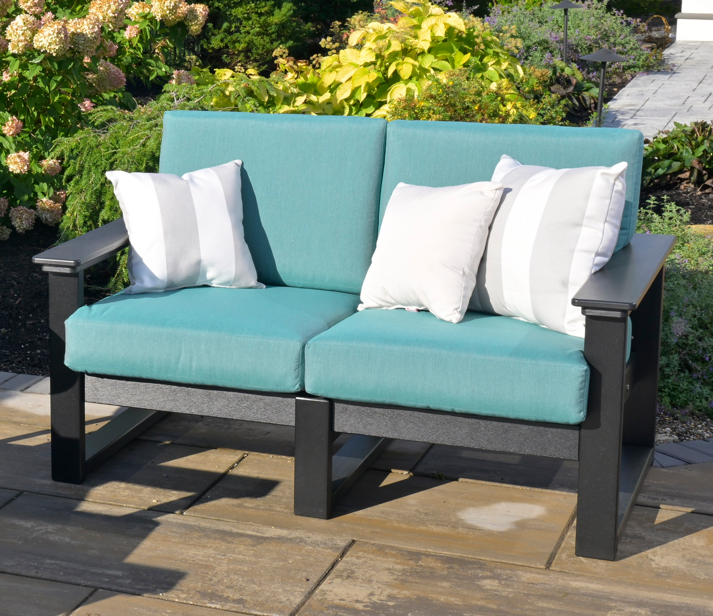 LuxCraft Recycled Plastic Lanai Deep Seating Loveseat - LEAD TIME TO SHIP 3 TO 4 WEEKS
