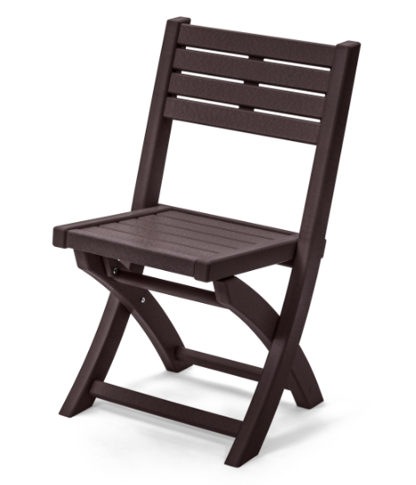 Perfect Choice Recycled Plastic Small Spaces Folding Chair - LEAD TIME TO SHIP 4 WEEKS OR LESS