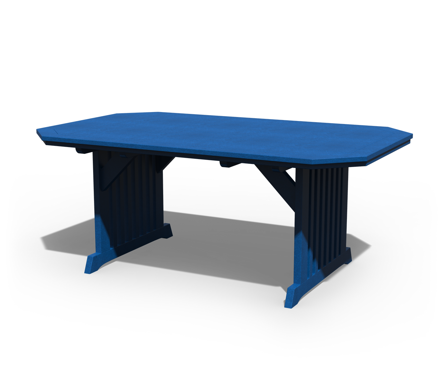 Patiova Recycled Plastic 4'x6' English Garden Dining Table - LEAD TIME TO SHIP 3 WEEKS