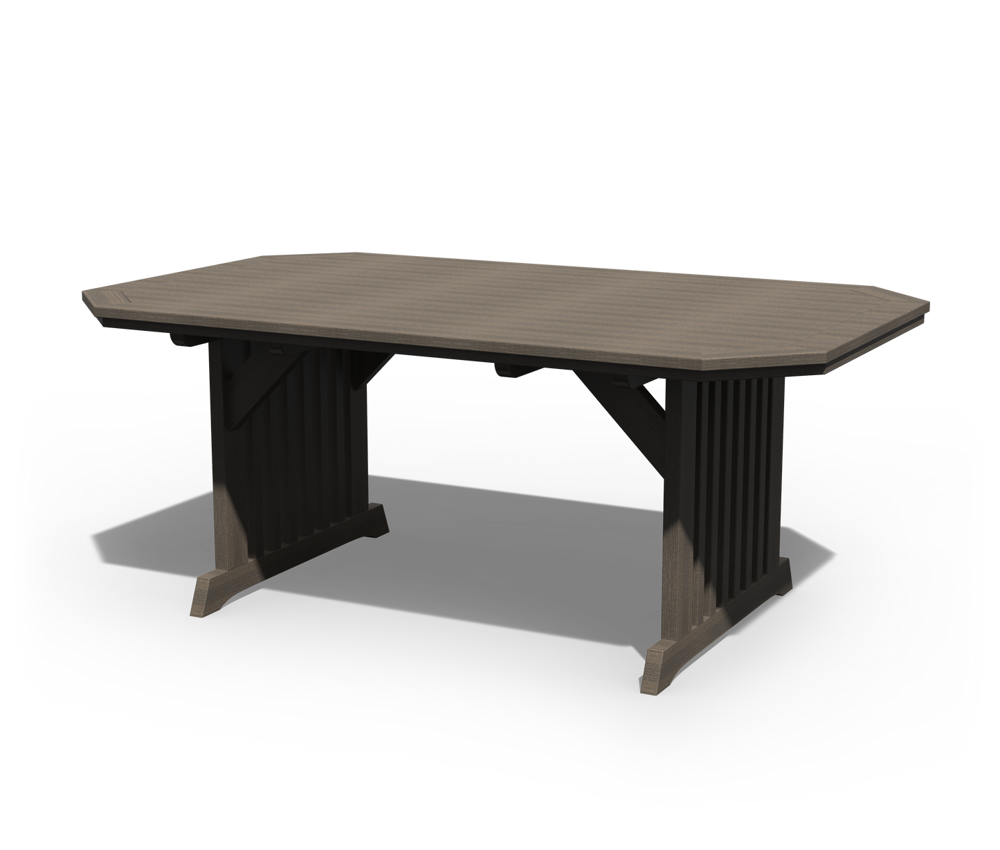 Patiova Recycled Plastic 4'x6' English Garden Dining Table - LEAD TIME TO SHIP 3 WEEKS