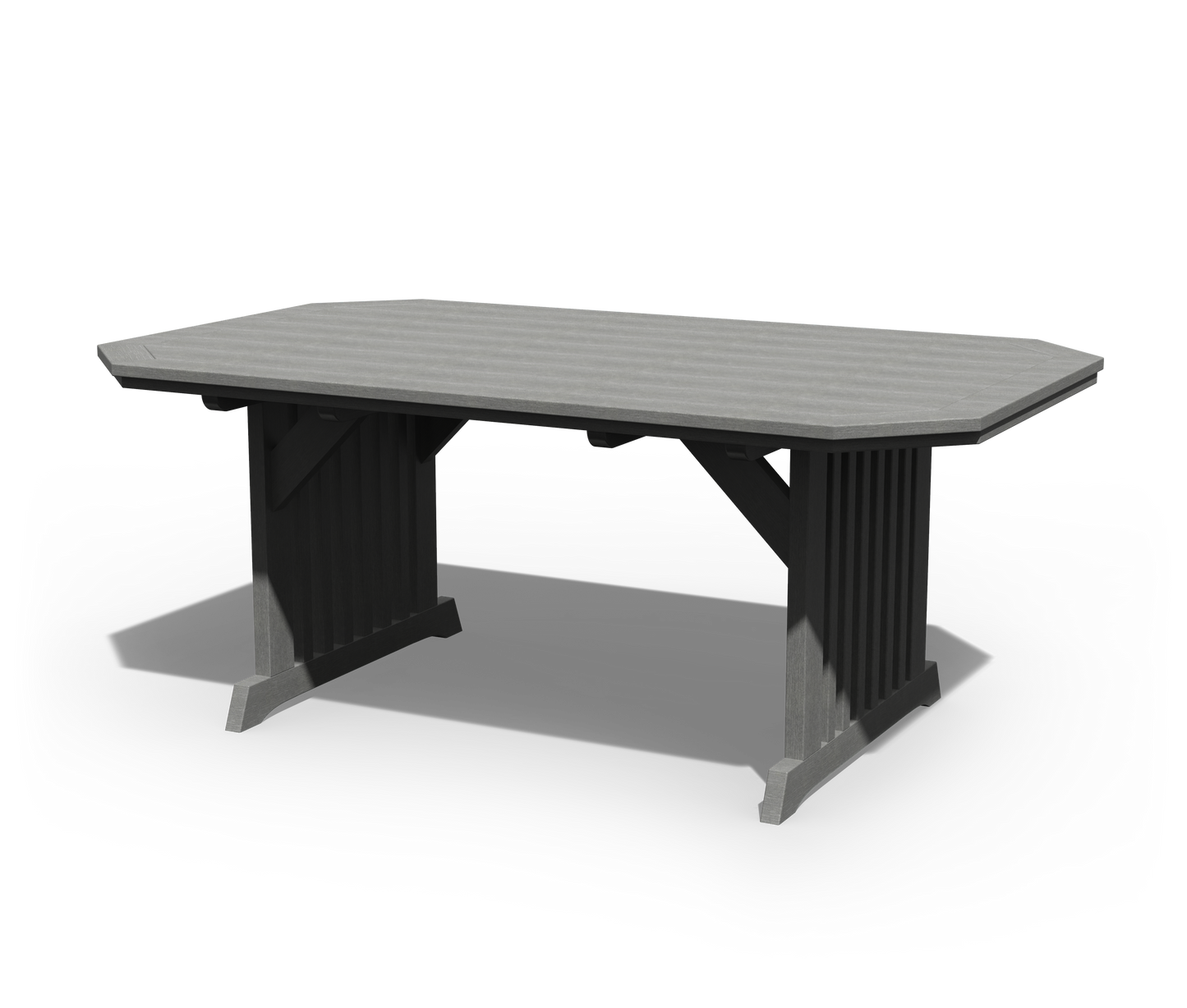 Patiova Recycled Plastic 4'x6' English Garden Dining Table - LEAD TIME TO SHIP 3 WEEKS