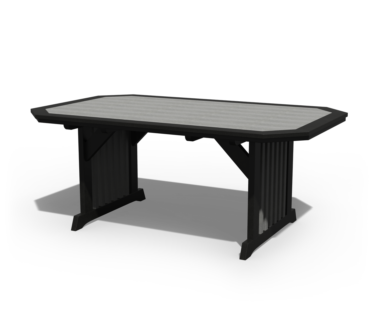 Patiova Recycled Plastic 4'x6' English Garden Dining Table - LEAD TIME TO SHIP 3 WEEKS