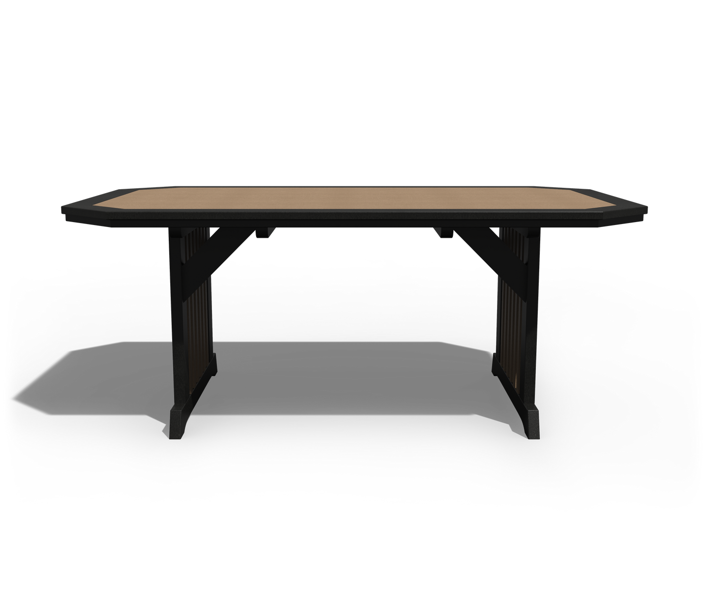 Patiova Recycled Plastic 4'x6' English Garden Dining Table - LEAD TIME TO SHIP 3 WEEKS