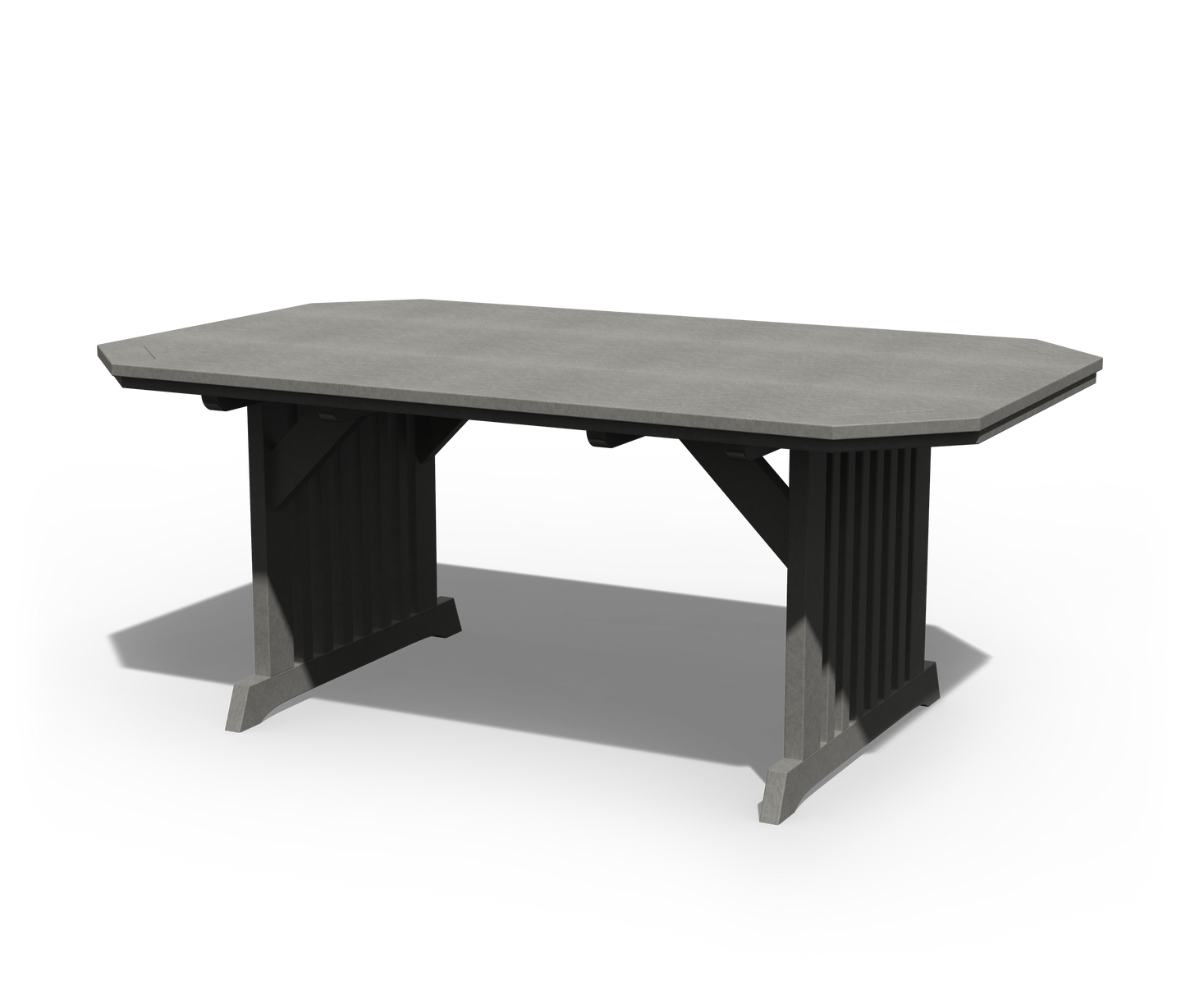 Patiova Recycled Plastic 4'x6' English Garden Dining Table - LEAD TIME TO SHIP 3 WEEKS