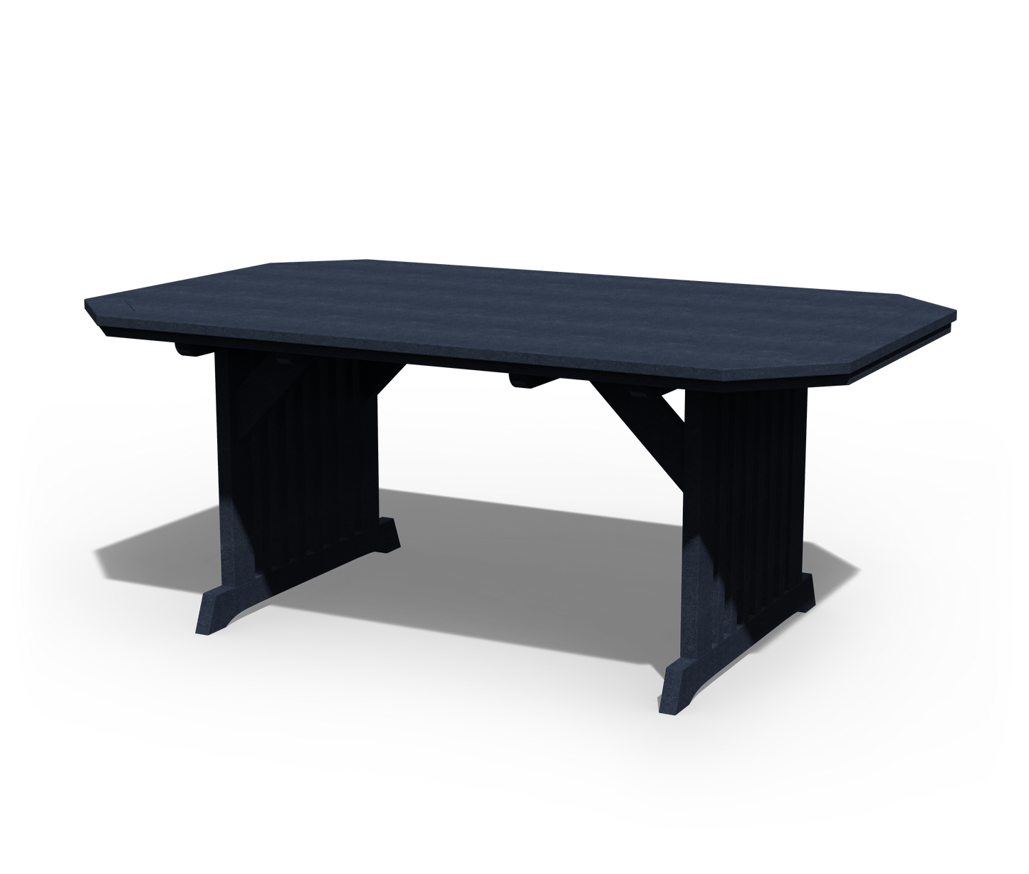 Patiova Recycled Plastic 4'x6' English Garden Dining Table - LEAD TIME TO SHIP 3 WEEKS