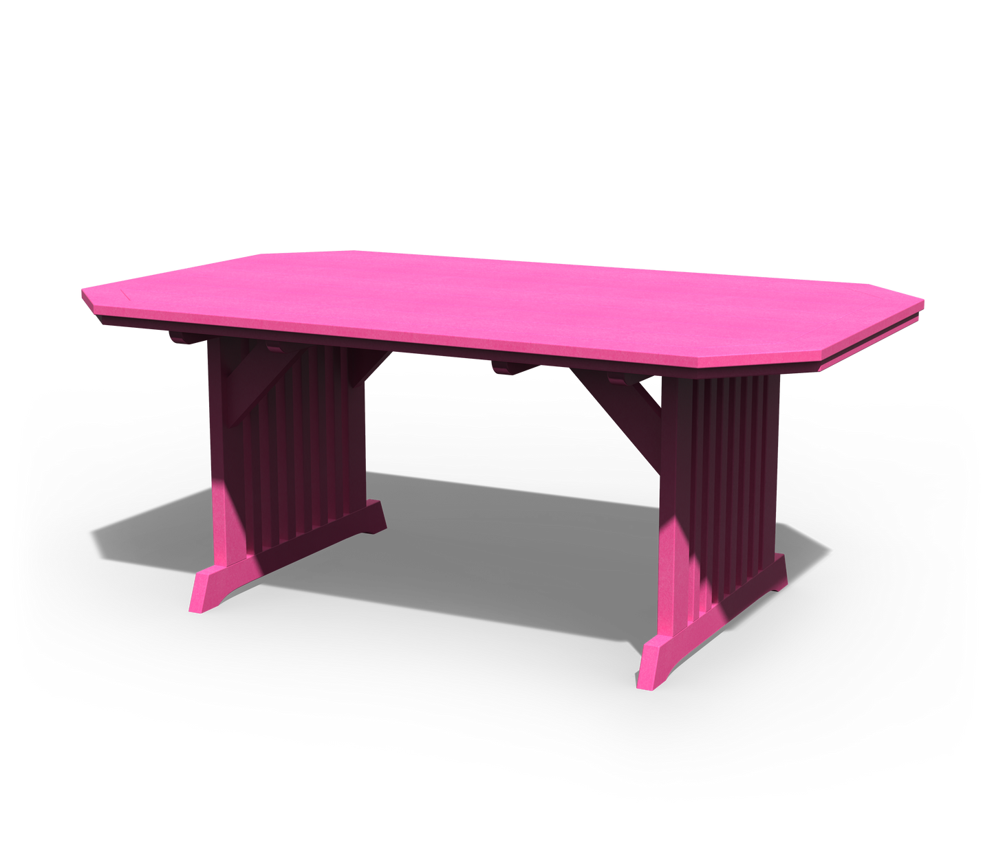 Patiova Recycled Plastic 4'x6' English Garden Dining Table - LEAD TIME TO SHIP 3 WEEKS