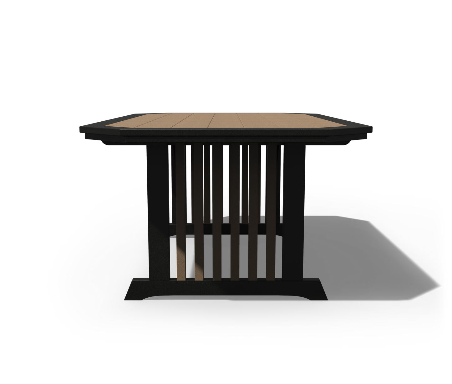 Patiova Recycled Plastic 4'x6' English Garden Dining Table - LEAD TIME TO SHIP 3 WEEKS
