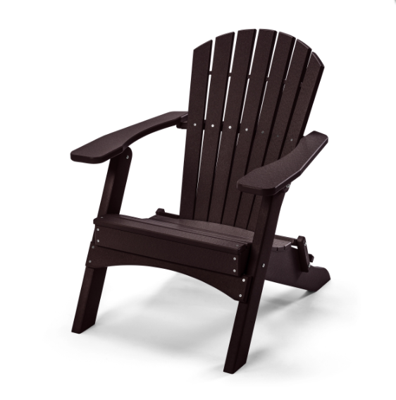 Perfect Choice Recycled Plastic Classic Folding Adirondack Chair - LEAD TIME TO SHIP 4 WEEKS OR LESS