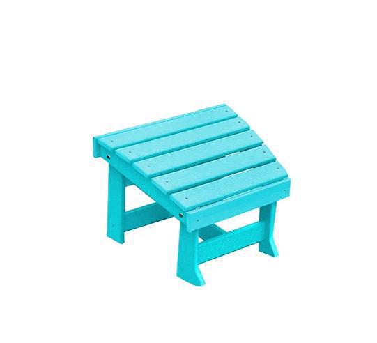 Bryton Park Poly Furniture Recycled Plastic Poly New Hope Footstool - LEAD TIME TO SHIP 10 BUSINESS DAYS