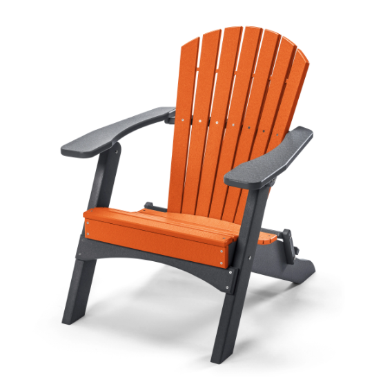 Perfect Choice Recycled Plastic Classic Folding Adirondack Chair - LEAD TIME TO SHIP 4 WEEKS OR LESS