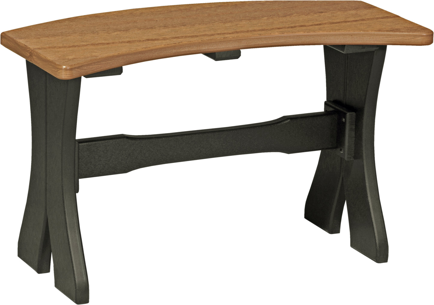 LuxCraft Recycled Plastic 28" Table Bench (DINING HEIGHT) - LEAD TIME TO SHIP 3 TO 4 WEEKS