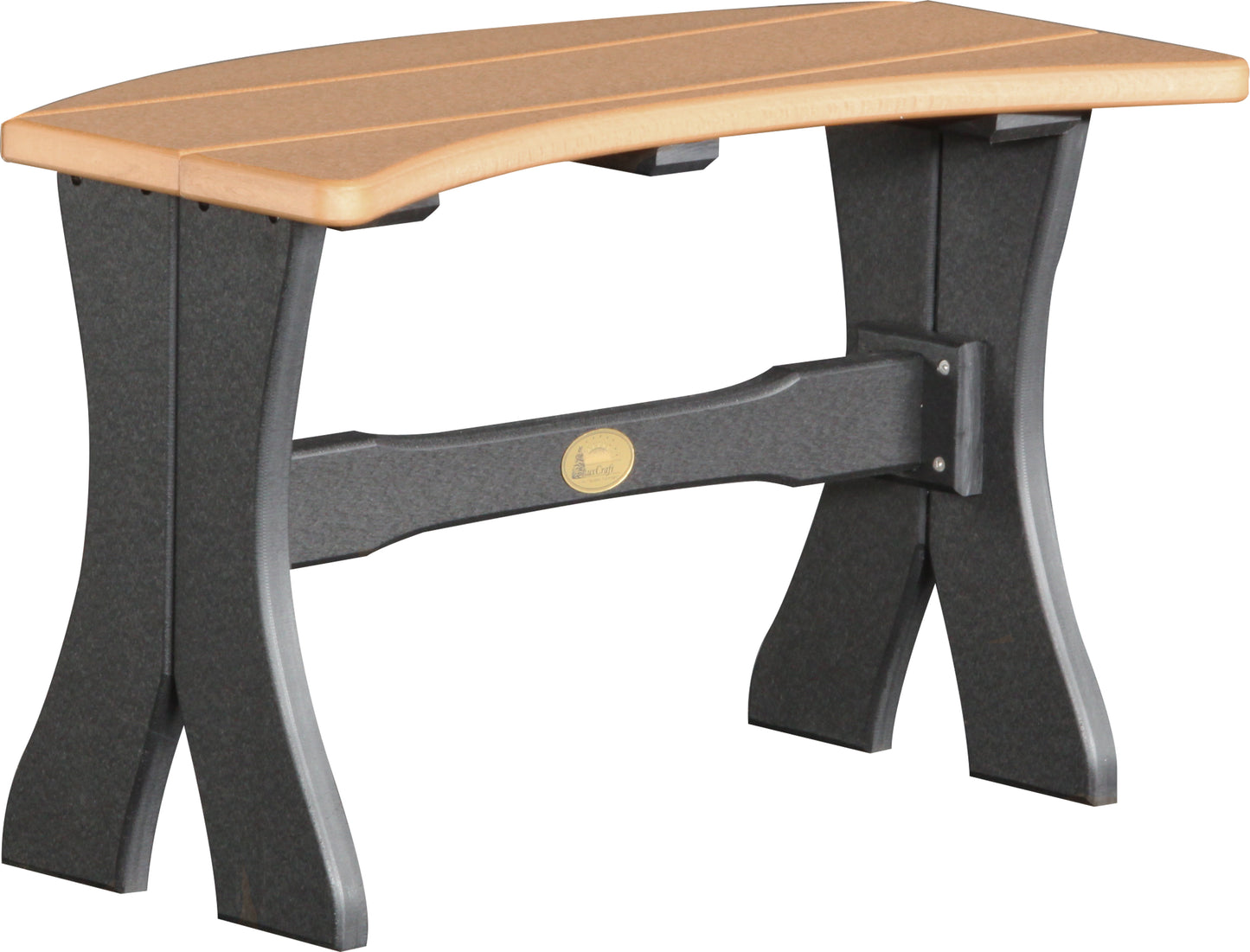 LuxCraft Recycled Plastic 28" Table Bench (DINING HEIGHT) - LEAD TIME TO SHIP 3 TO 4 WEEKS