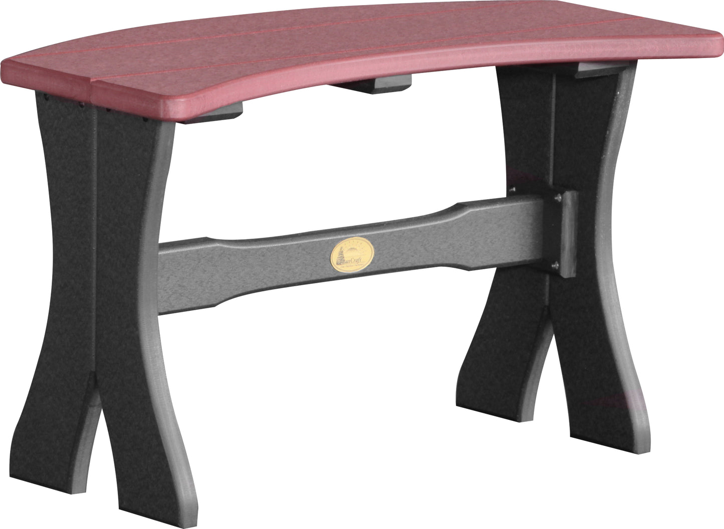 LuxCraft Recycled Plastic 28" Dining Height Table Bench - LEAD TIME TO SHIP 3 TO 4 WEEKS