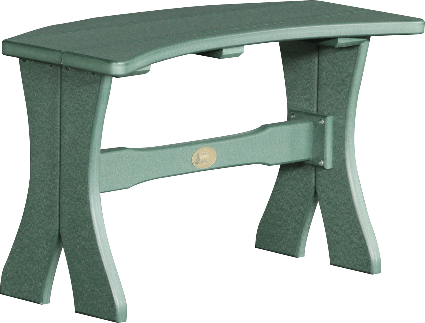 LuxCraft Recycled Plastic 28" Table Bench (DINING HEIGHT) - LEAD TIME TO SHIP 3 TO 4 WEEKS