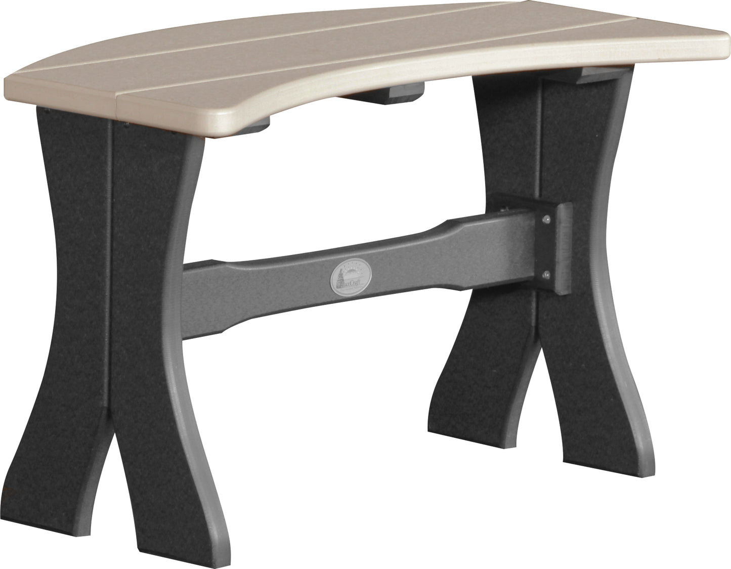 LuxCraft Recycled Plastic 28" Table Bench (DINING HEIGHT) - LEAD TIME TO SHIP 3 TO 4 WEEKS