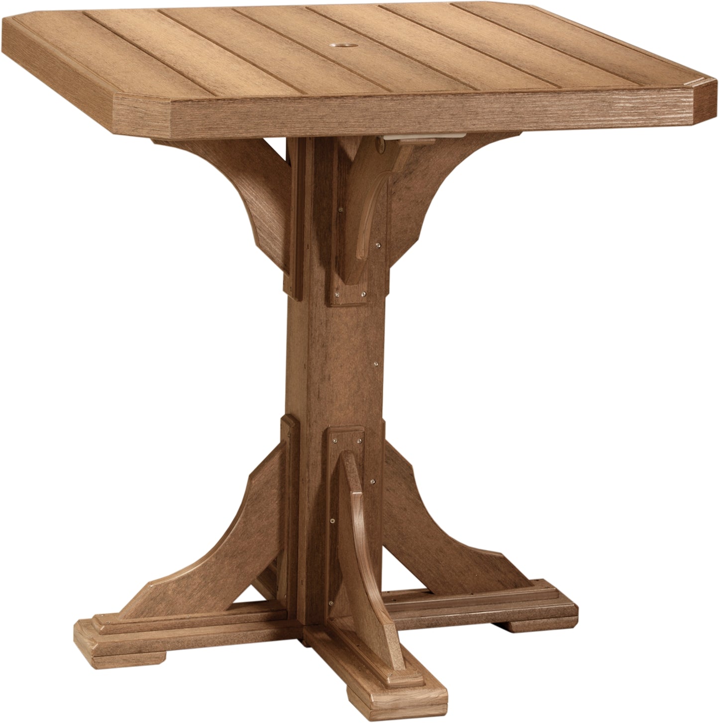 LuxCraft Recycled Plastic 41" Square Table (BAR HEIGHT)- LEAD TIME TO SHIP 3 TO 4 WEEKS