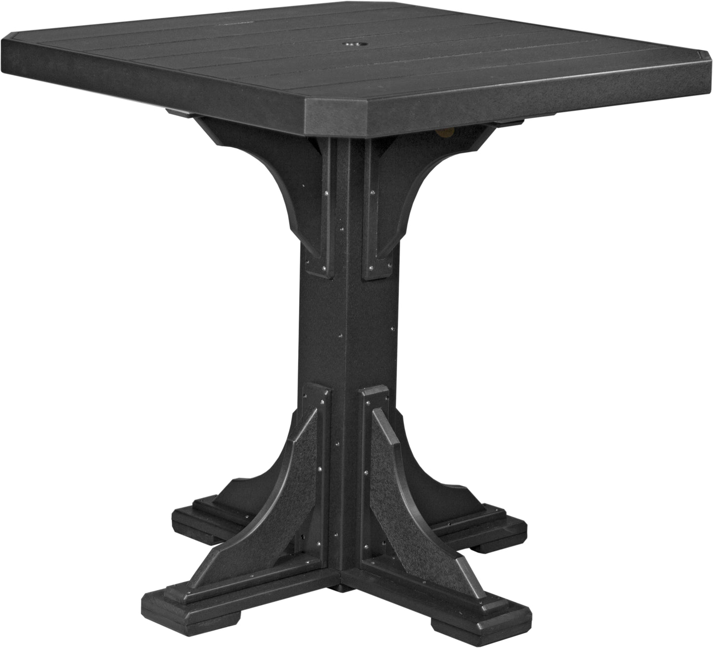 LuxCraft Recycled Plastic 41" Square Table (BAR HEIGHT)- LEAD TIME TO SHIP 3 TO 4 WEEKS