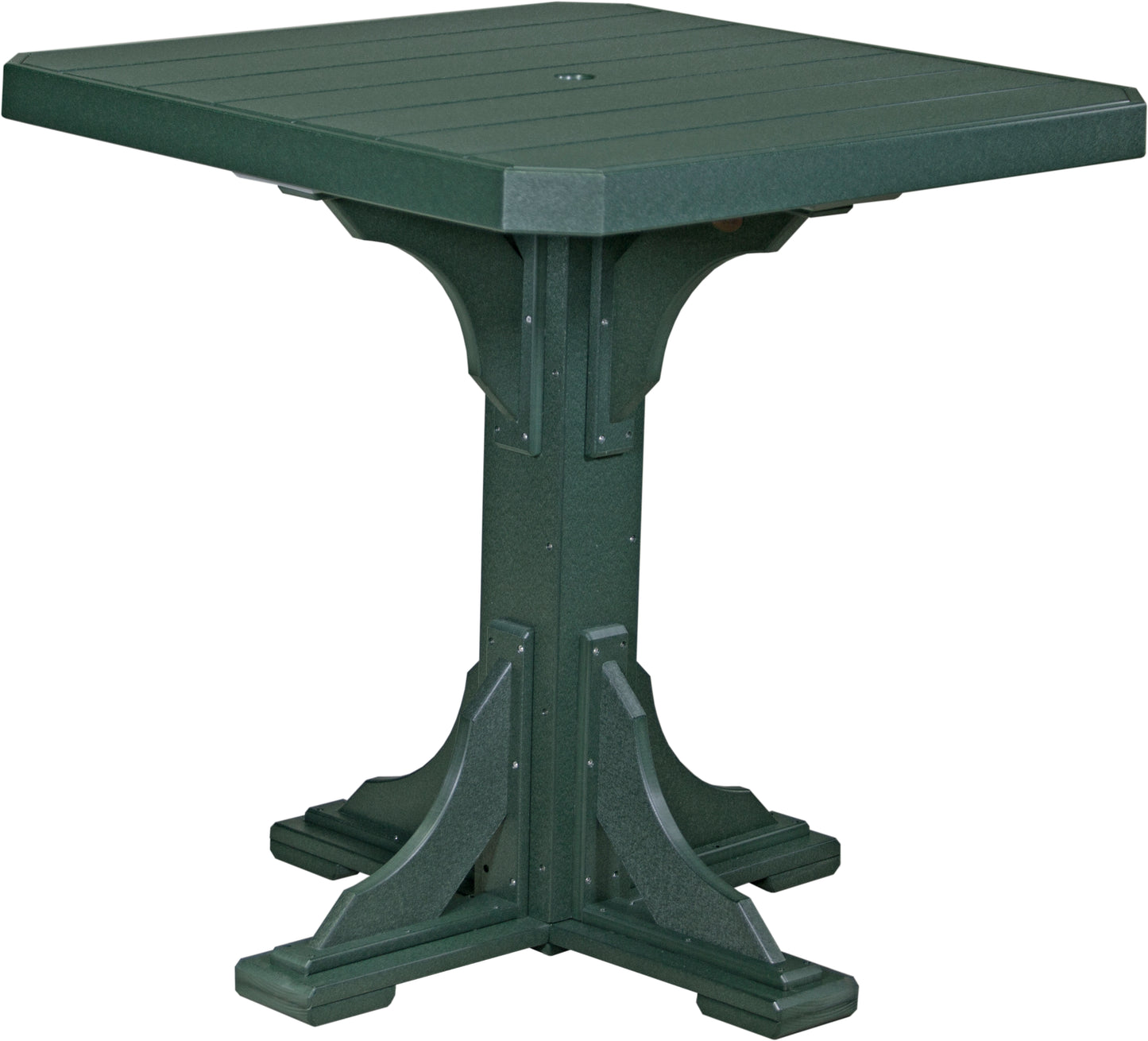 LuxCraft Recycled Plastic 41" Square Table (BAR HEIGHT)- LEAD TIME TO SHIP 3 TO 4 WEEKS