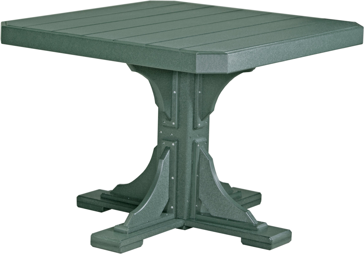 LuxCraft Recycled Plastic 41" Square Dining Height Table - LEAD TIME TO SHIP 3 TO 4 WEEKS