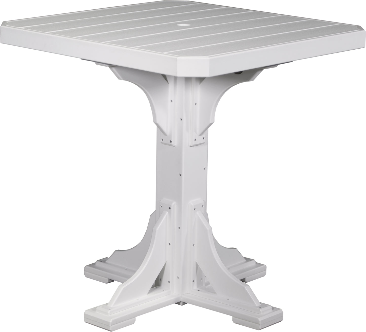 LuxCraft Recycled Plastic 41" Square Table (BAR HEIGHT)- LEAD TIME TO SHIP 3 TO 4 WEEKS