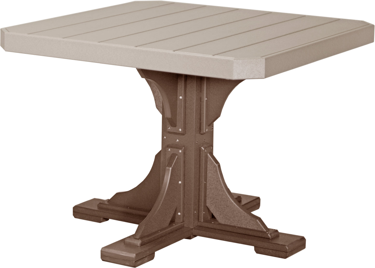 LuxCraft Recycled Plastic 41" Square Dining Height Table - LEAD TIME TO SHIP 3 TO 4 WEEKS