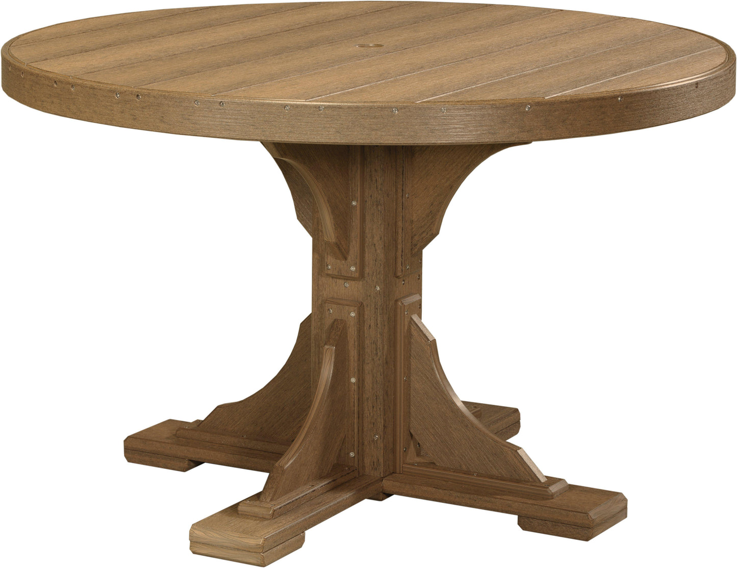 Luxcraft Recycled Plastic 4' Round Table (DINING HEIGHT) - LEAD TIME TO SHIP 3 TO 4 WEEKS