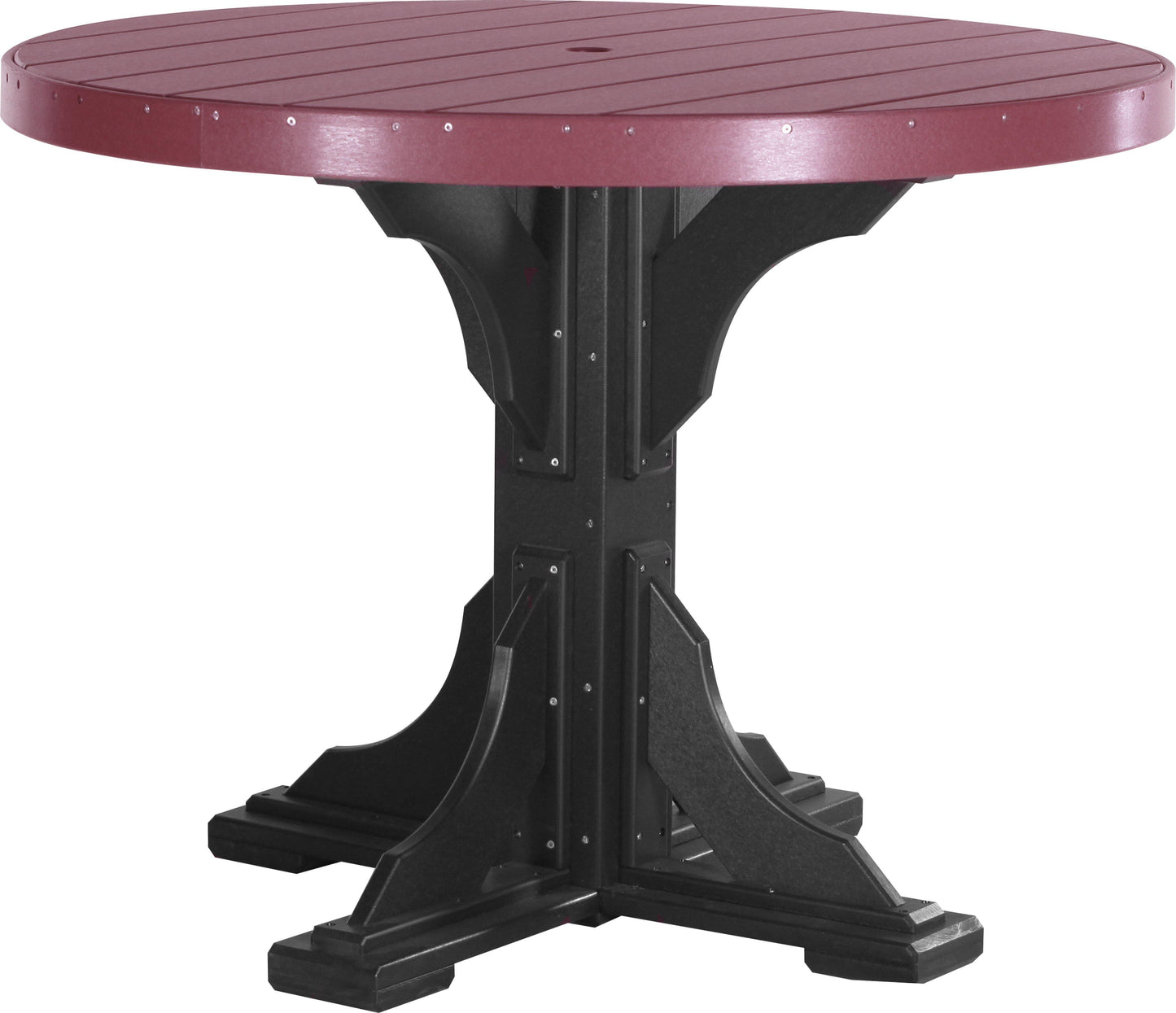 LuxCraft Recycled Plastic 4' Round Table (COUNTER HEIGHT) - LEAD TIME TO SHIP 3 TO 4 WEEKS