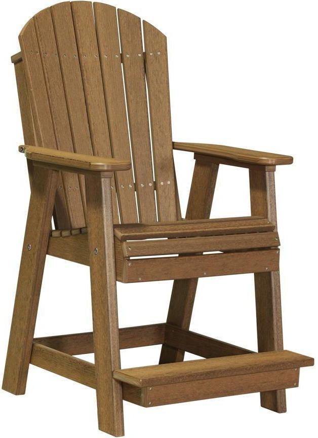 LuxCraft Recycled Plastic Adirondack Balcony Chair - Rocking Furniture