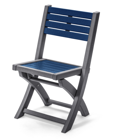 Perfect Choice Recycled Plastic Small Spaces Folding Chair - LEAD TIME TO SHIP 4 WEEKS OR LESS