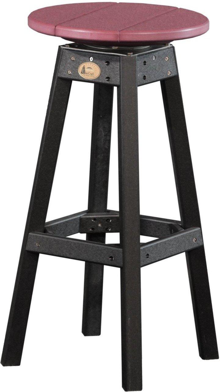 LuxCraft Recycled Plastic Bar Stool -  LEAD TIME TO SHIP 10 to 12 BUSINESS DAYS