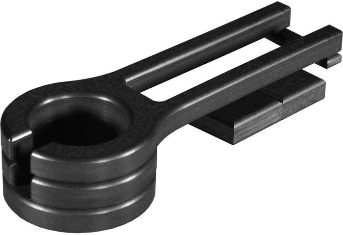 poly glider chair cup holder black slide-out