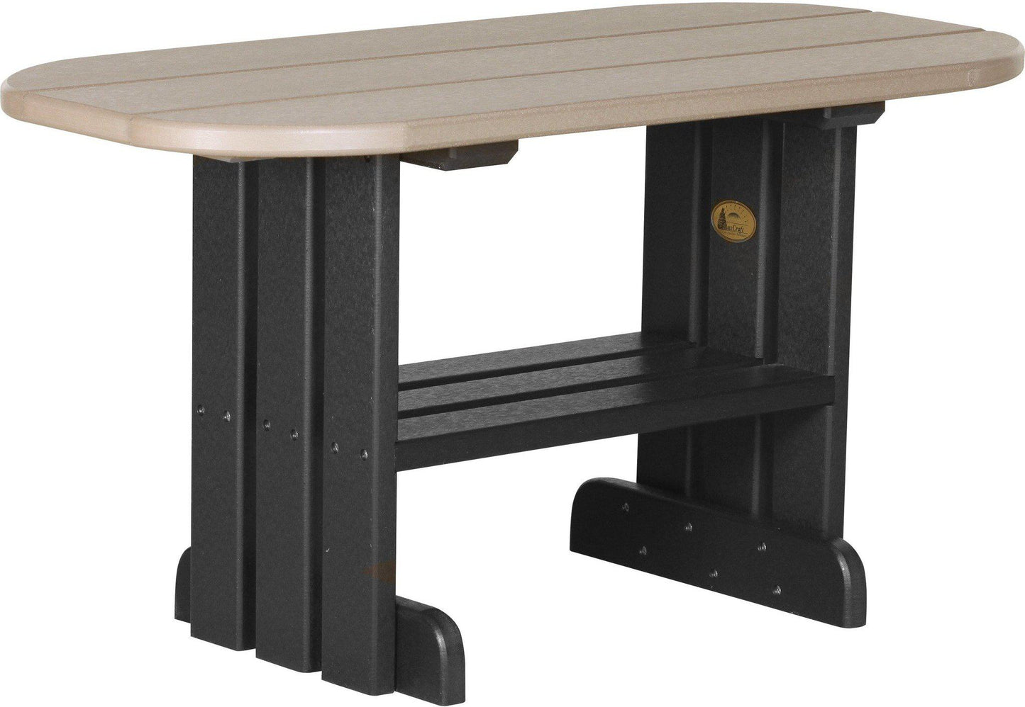 LuxCraft Recycled Plastic Coffee Table  - LEAD TIME TO SHIP 7 BUSINESS DAYS OR LESS