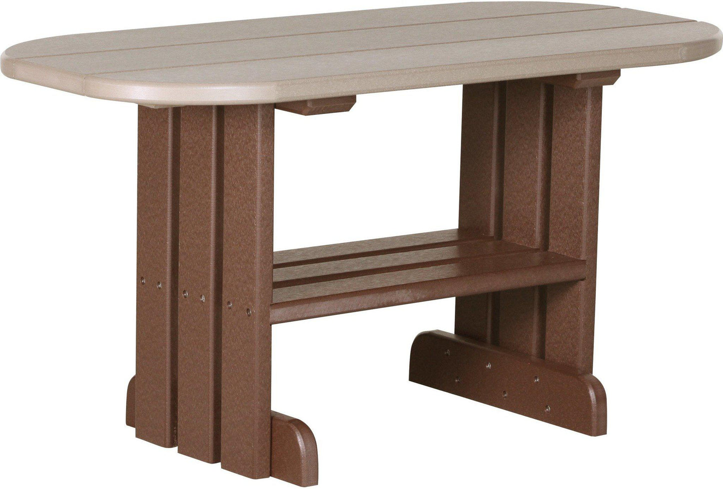 LuxCraft Recycled Plastic Coffee Table  - LEAD TIME TO SHIP 7 BUSINESS DAYS OR LESS