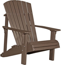 LuxCraft Recycled Plastic Deluxe Adirondack Chair - Rocking Furniture