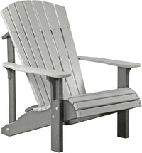 LuxCraft Recycled Plastic Deluxe Adirondack Chair - Rocking Furniture