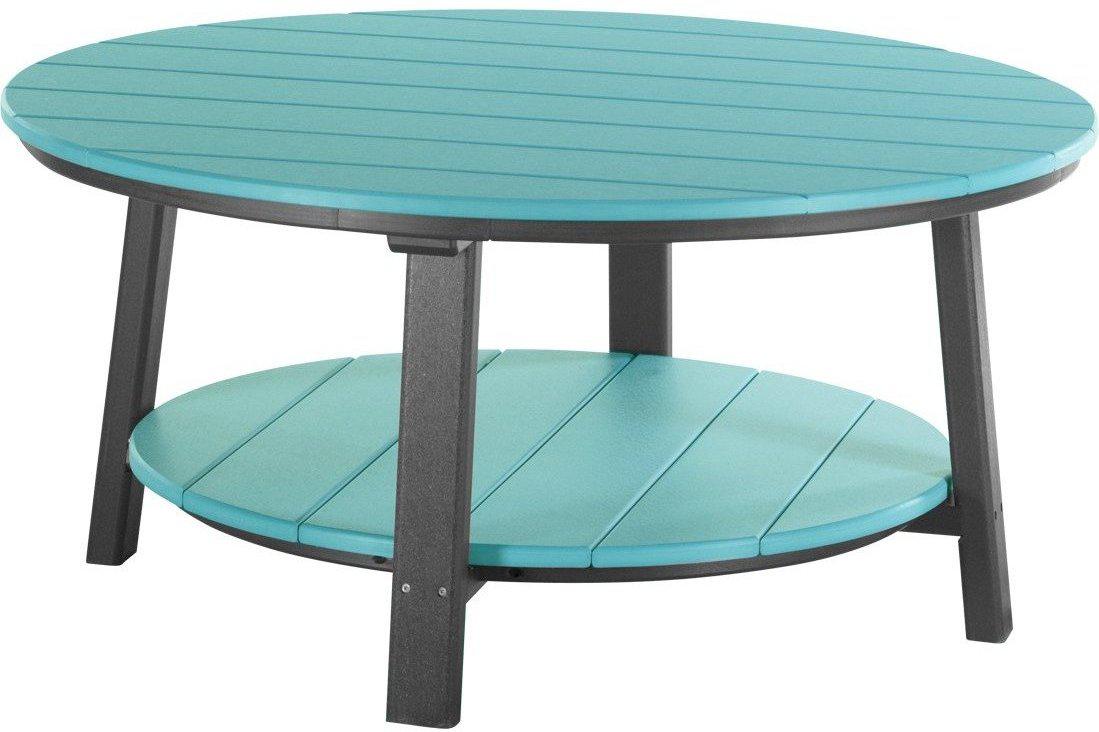 LuxCraft Recycled Plastic Deluxe Conversation Table  - LEAD TIME TO SHIP 10 to 12 BUSINESS DAYS