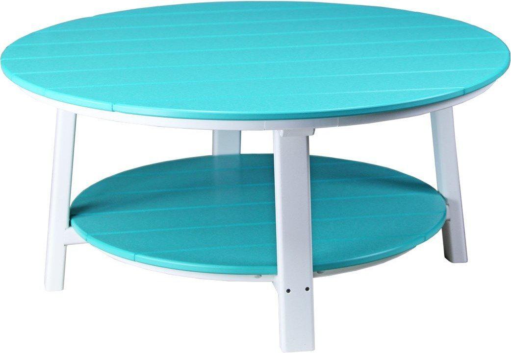 LuxCraft Recycled Plastic Deluxe Conversation Table  - LEAD TIME TO SHIP 10 to 12 BUSINESS DAYS