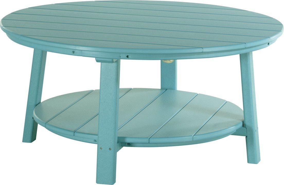 LuxCraft Recycled Plastic Deluxe Conversation Table  - LEAD TIME TO SHIP 10 to 12 BUSINESS DAYS