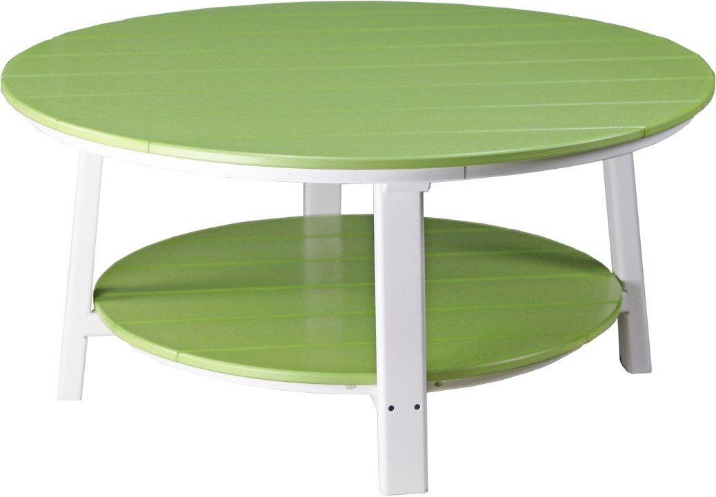 LuxCraft Recycled Plastic Deluxe Conversation Table  - LEAD TIME TO SHIP 10 to 12 BUSINESS DAYS