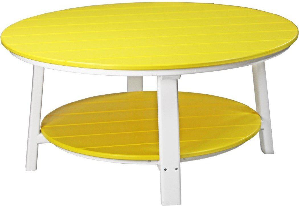 LuxCraft Recycled Plastic Deluxe Conversation Table  - LEAD TIME TO SHIP 10 to 12 BUSINESS DAYS