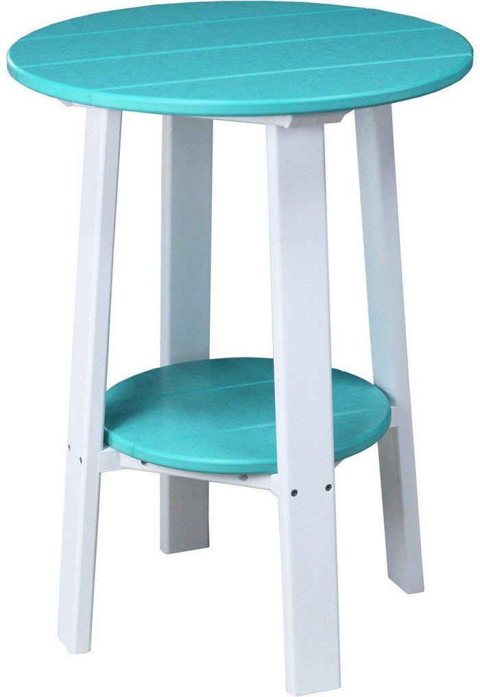 LuxCraft Recycled Plastic 28" Counter Height End Table - Rocking Furniture