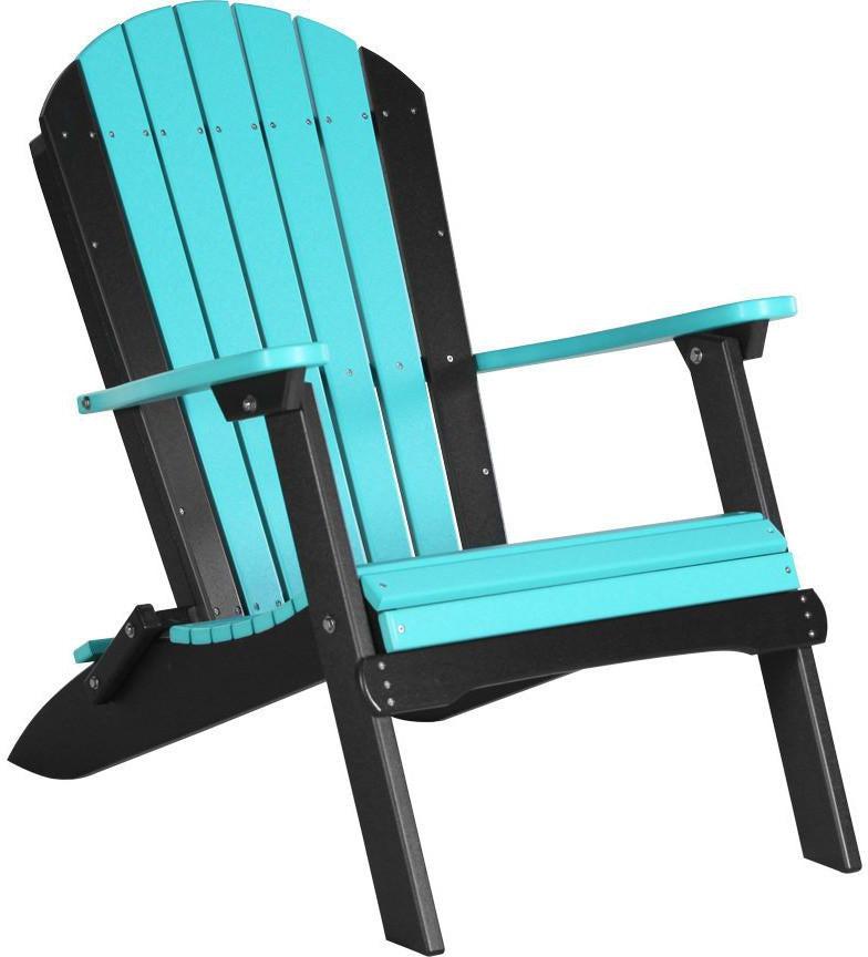 LuxCraft Recycled Plastic Folding Adirondack Chair - Rocking Furniture