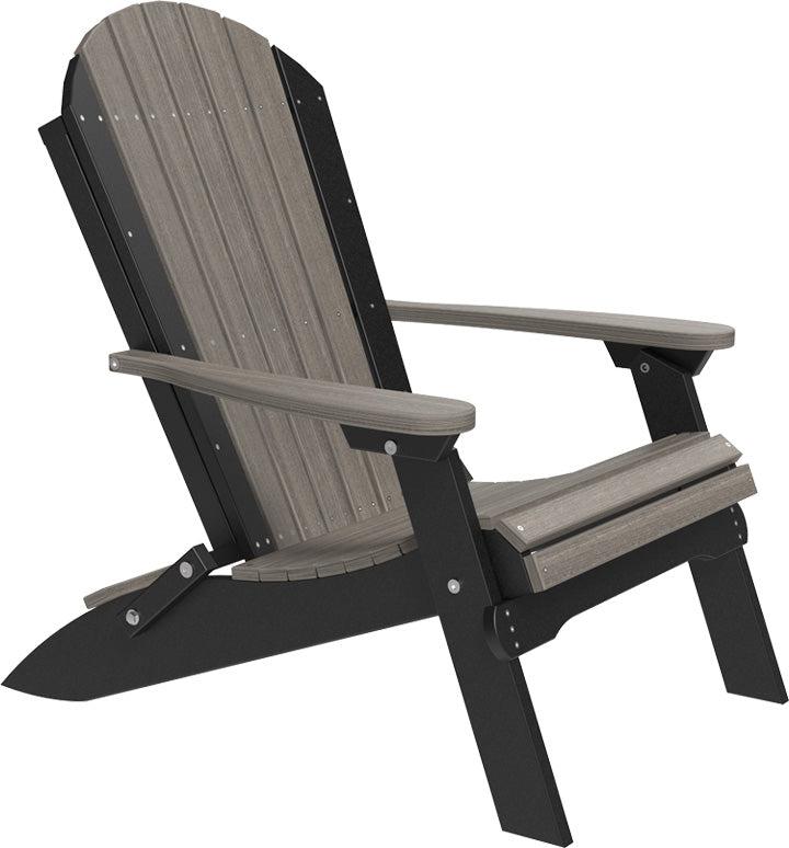 LuxCraft Recycled Plastic Folding Adirondack Chair  - LEAD TIME TO SHIP 10 to 12 BUSINESS DAYS