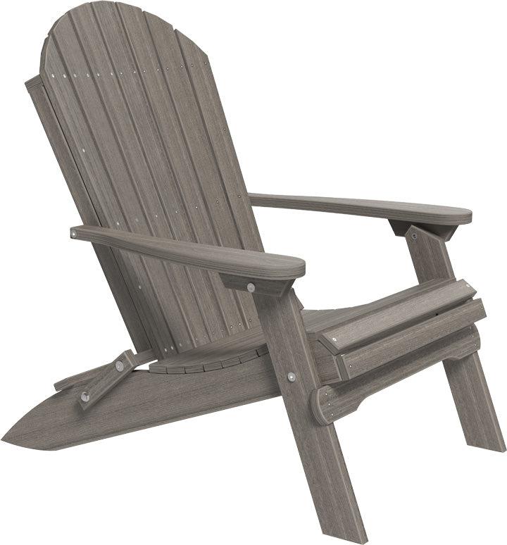 LuxCraft Recycled Plastic Folding Adirondack Chair  - LEAD TIME TO SHIP 10 to 12 BUSINESS DAYS