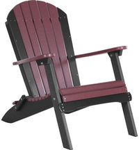 LuxCraft Recycled Plastic Folding Adirondack Chair - Rocking Furniture