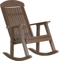 LuxCraft Classic Traditional Recycled Plastic Rocking Chair - Rocking Furniture